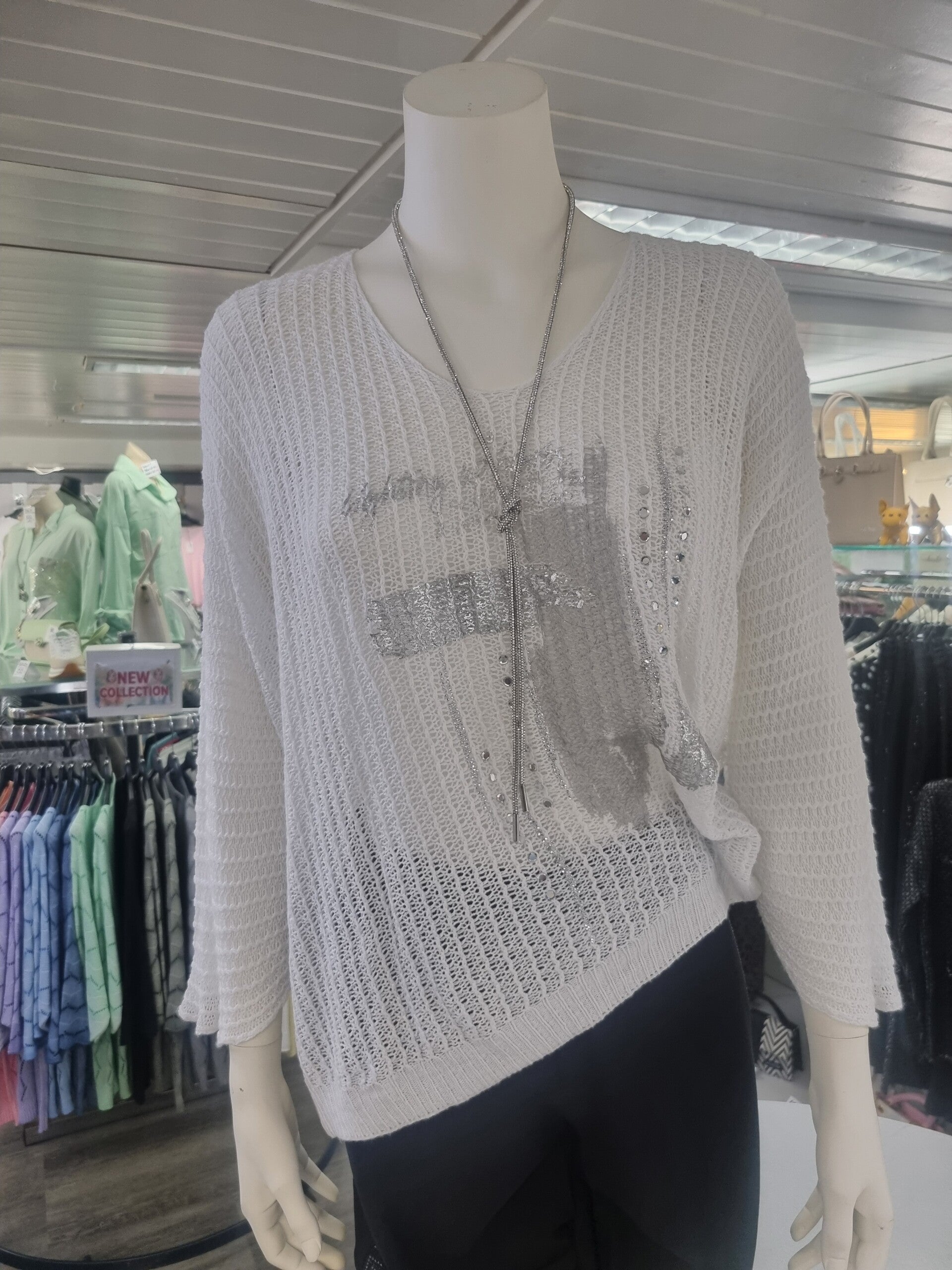 Pullover mit ¾-Ärmeln