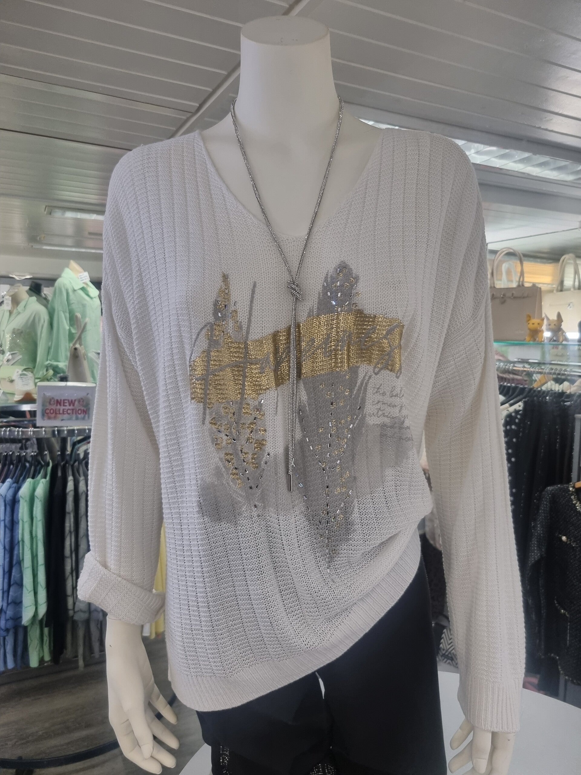 Pullover mit langen-Ärmeln