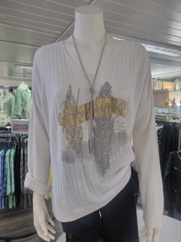 Pullover mit langen-Ärmeln