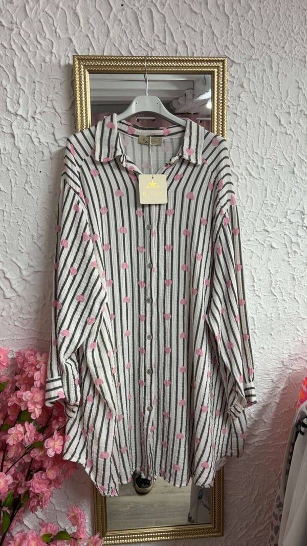 Chemise cœur