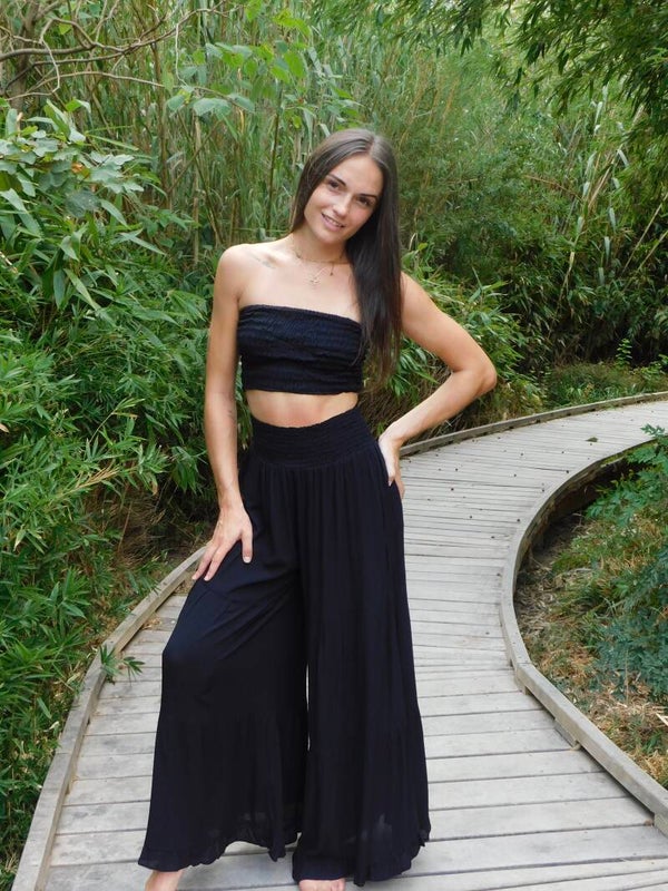 Pantalon-jupe Nomade Noir