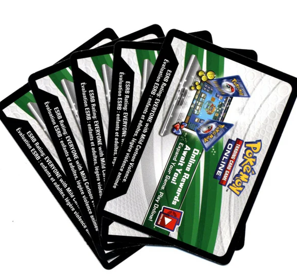 25 Pokémon Live Codekaarten