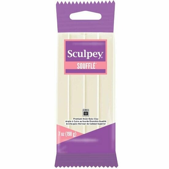 Sculpey Soufflé: Ivory groot verpakking 198 gr.  6647