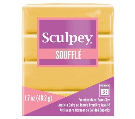 Sculpey Soufflé: Yellow Ochre 6521