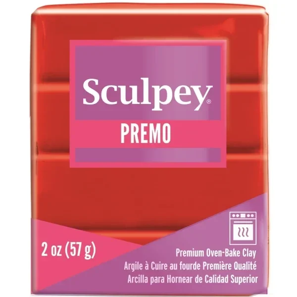 Sculpey Premo: Cadmium Red Hue 5382