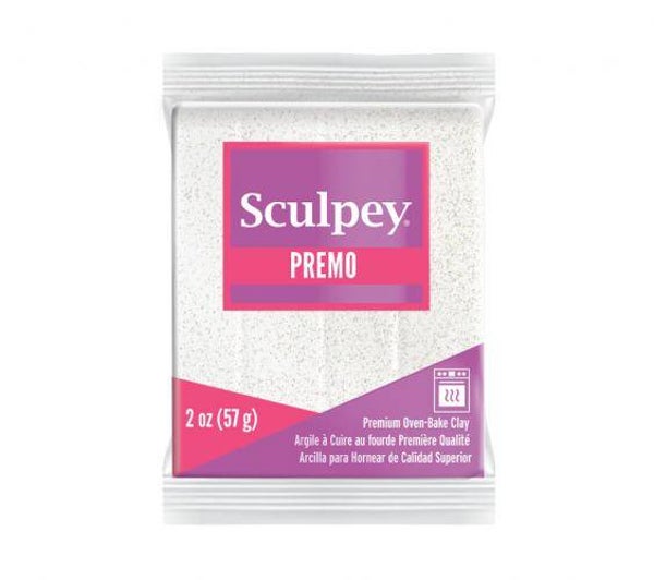 Sculpey Premo: Frost White Glitter 5057