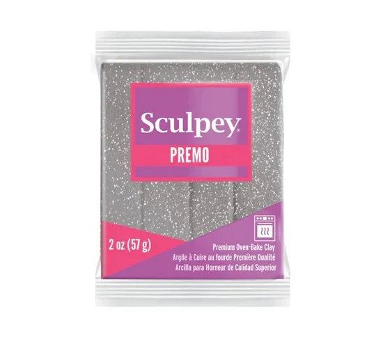 Sculpey Premo: White Gold Glitter 5132