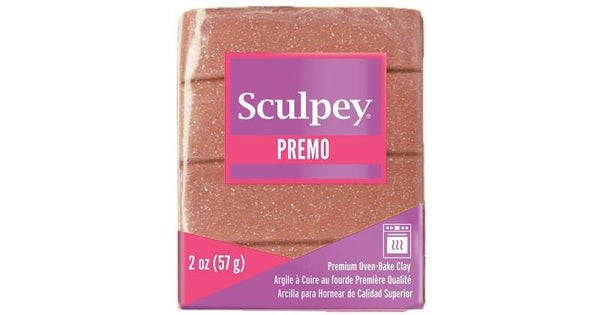 Sculpey Premo: Rose Gold Glitter 5135