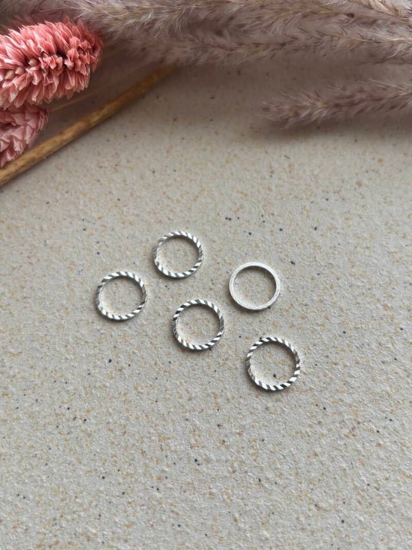 10 gesloten ringen van Brass 10x1 mm