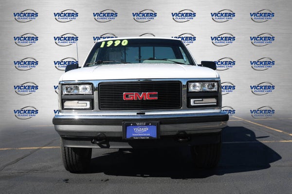1990 GMC 1500 white truck