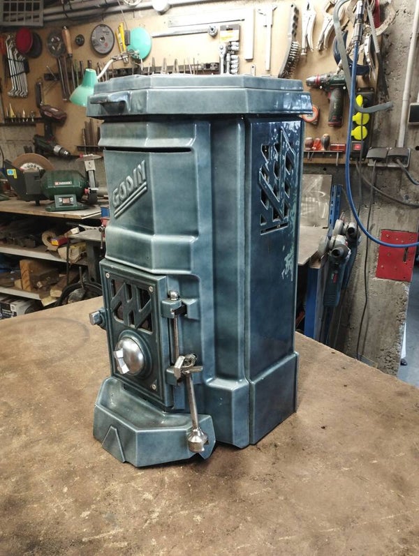 Poêle Godin N° 136 Bleu