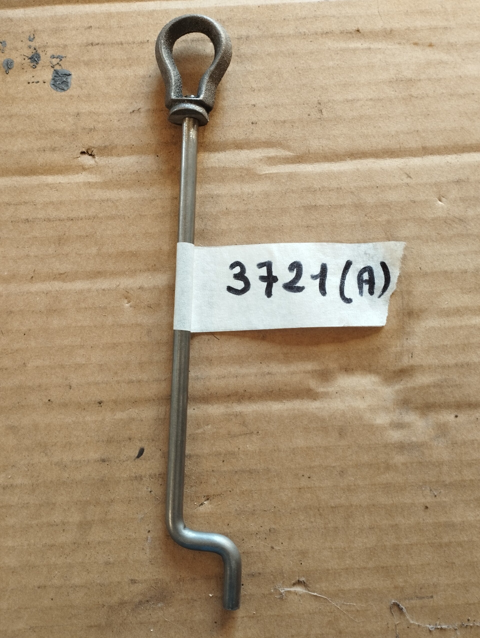 Tige ou tirette de décendrage de grille de fond Godin modèle 3721 /3721A