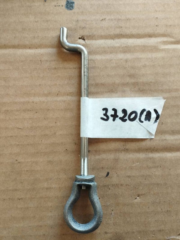 Tige ou tirette de décendrage pour grille de fond Godin modèle 3720 / 3720A / 2122
