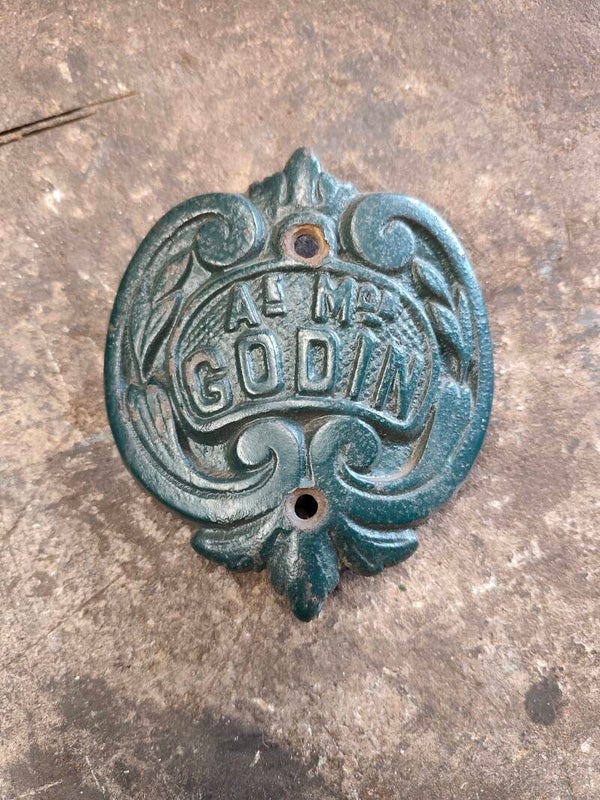 Blason Ecusson Godin 2121 Petit rond vert (peinture)