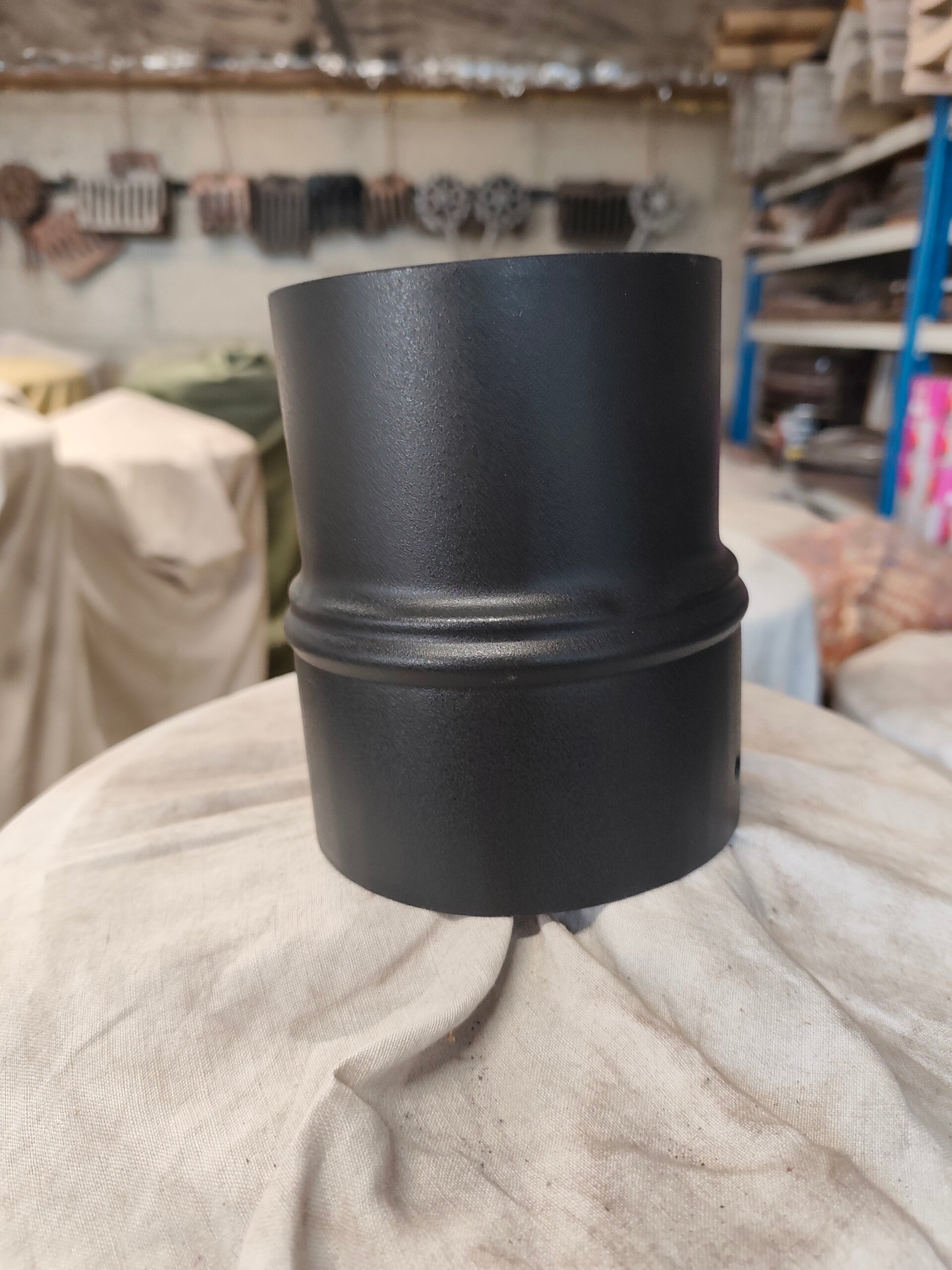 Raccord  Femmelle 111mm vers 125 Mâle poêle 3721 et Brûle tout