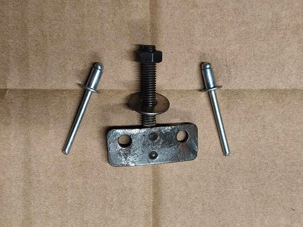 Patte de fixation complète pour Fût poêle à bois Godin tous modèles 3721/20/26/27/31
