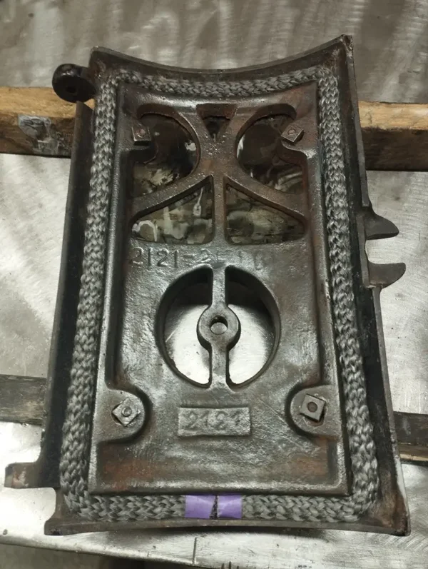 Kit tresse réfractaire pour la porte des Godin 121/ 2121 (Bis) équipé de mica