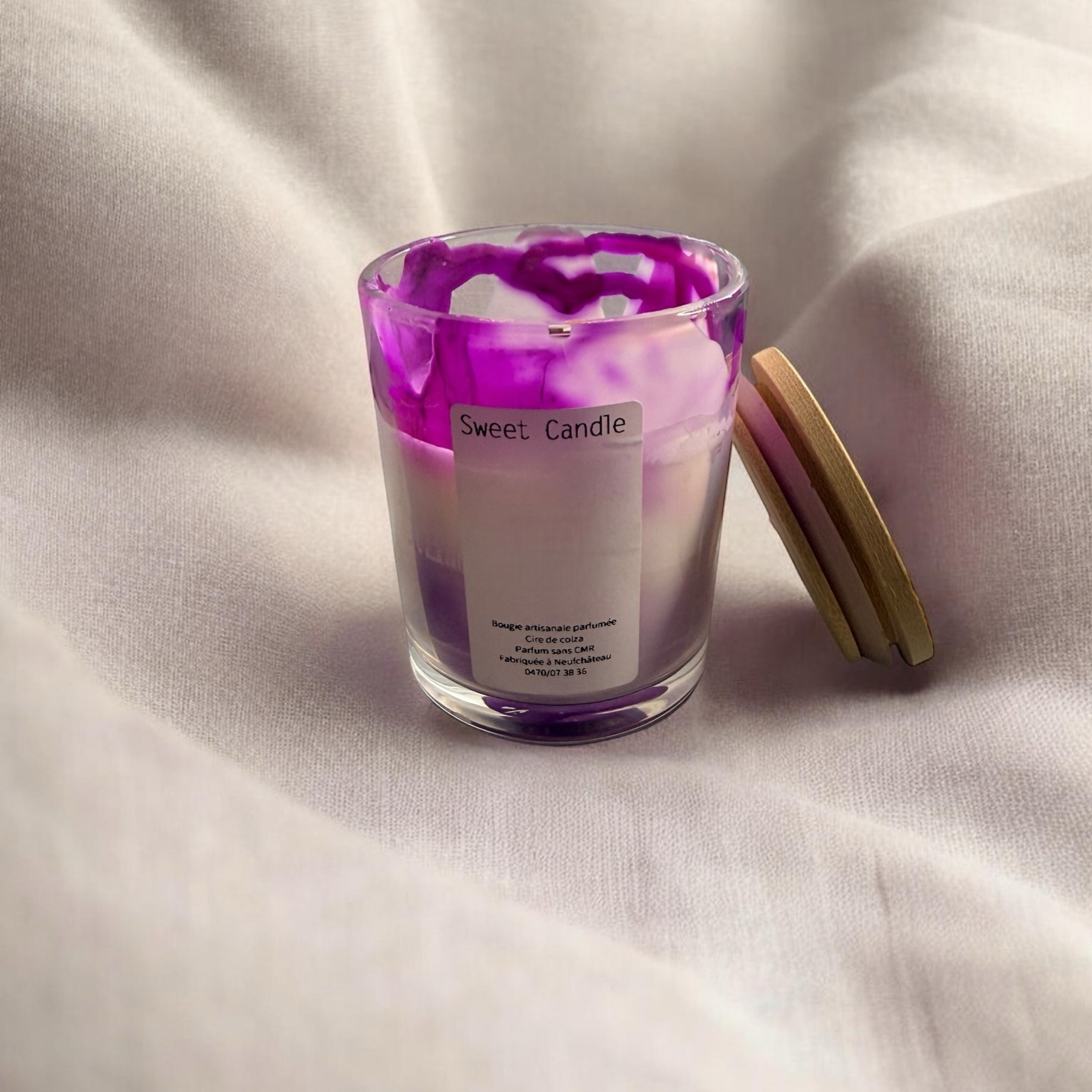 Bougie parfumée - Aura Marbrée