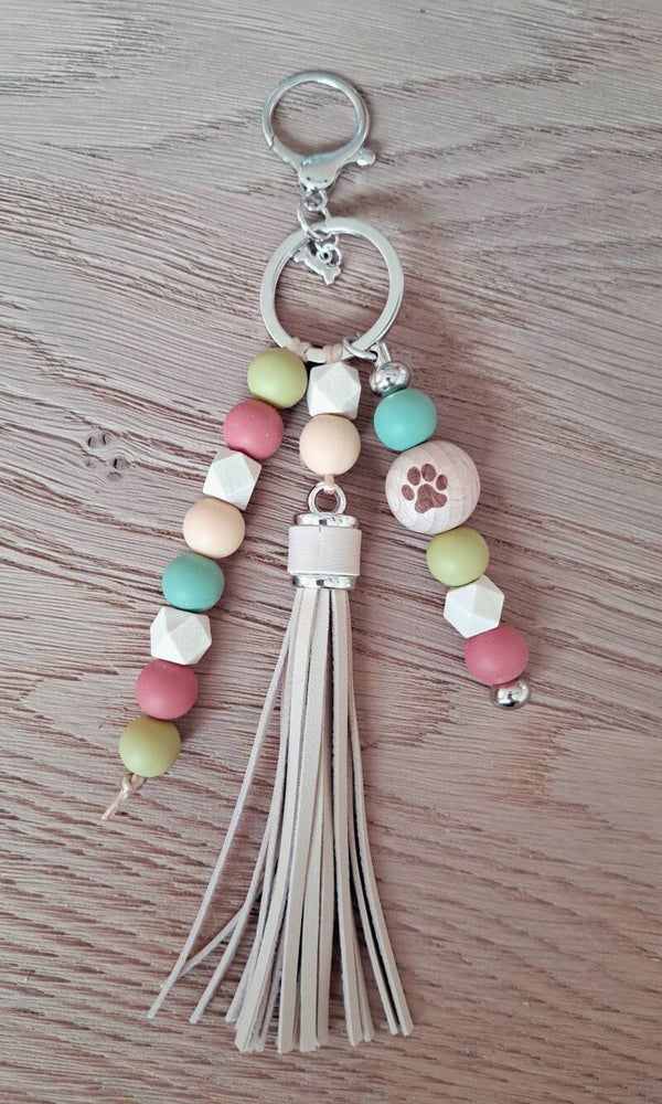 Sleutelhenger - HUNNEKE 🐶 - multi (zilver)