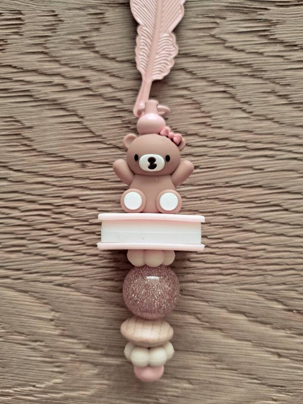 Boekenlegger BEER 🧸- roze