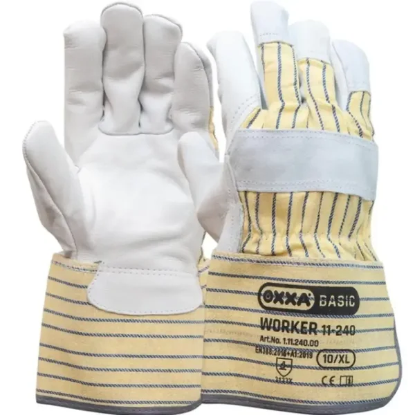 OXXA Basic Worker 11-240 Buffelleder Werkhandschoenen (12 Paar)