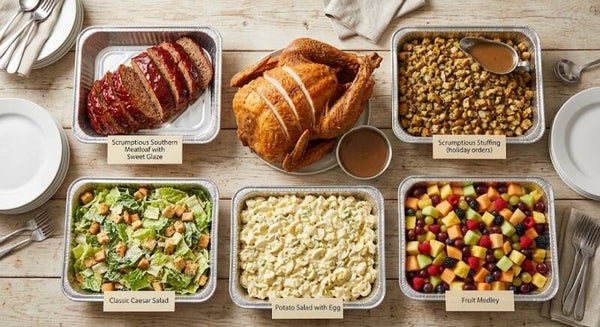 Fried Turkey and Meat Loaf Bundle Dinner - #3