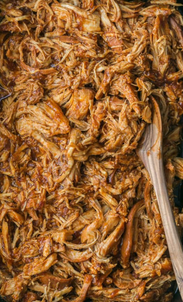 Scrumptious Style Pulled Chicken w/Barbecue Sauce