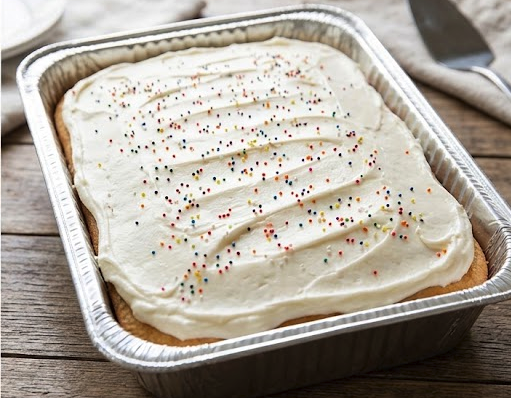 Yellow Cake, White Icing