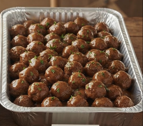 Scrumptious Meatballs with Gravy