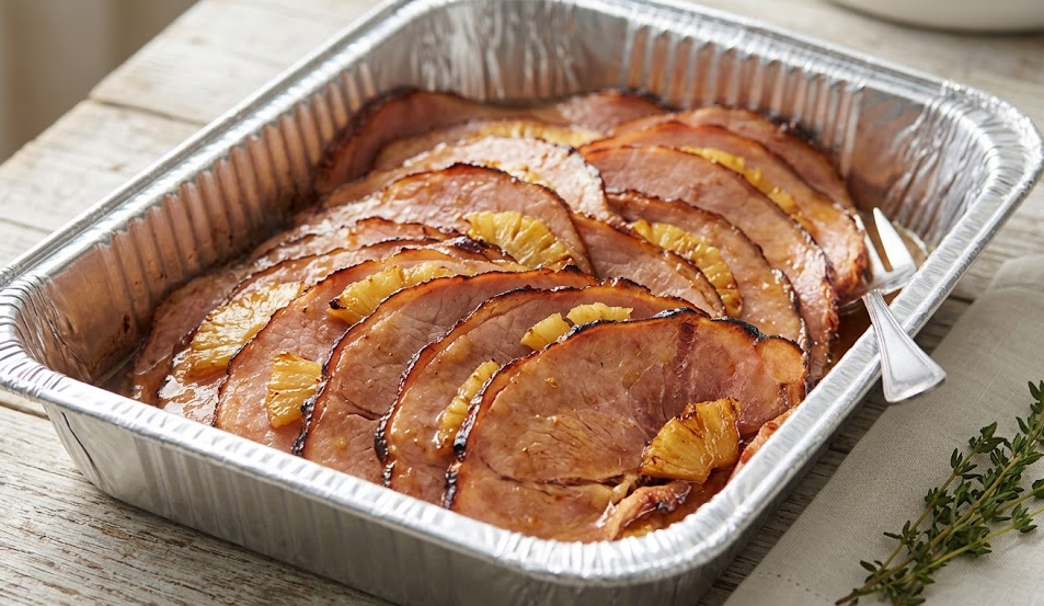 Scrumptious Honey Glazed Ham with Pineapple