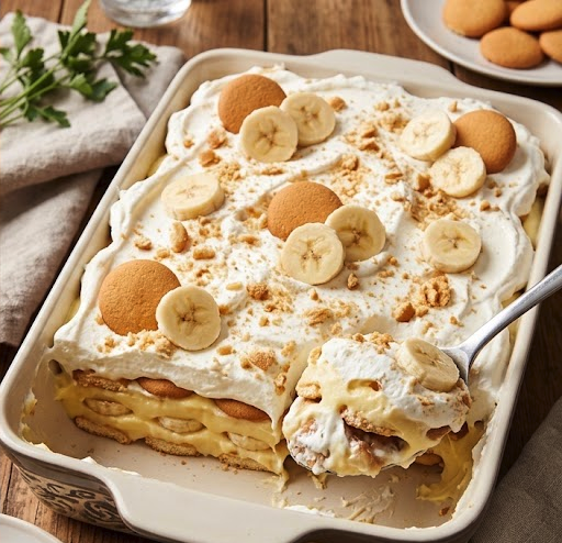 Scrumptious Banana Pudding with Whipped Topping