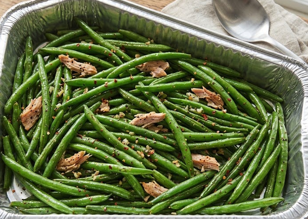 Green Beans w/Smoked Turkey