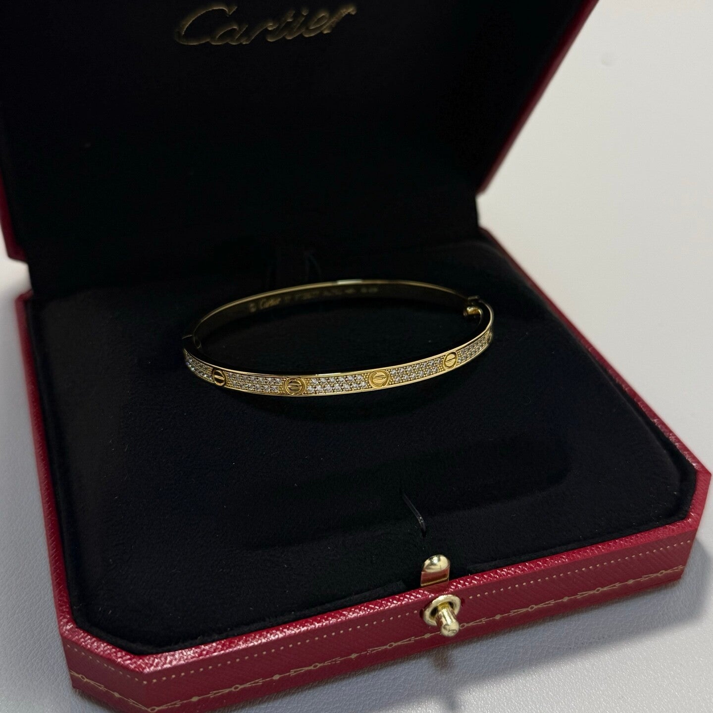 Cartier LOVE bracelet, small model, paved
