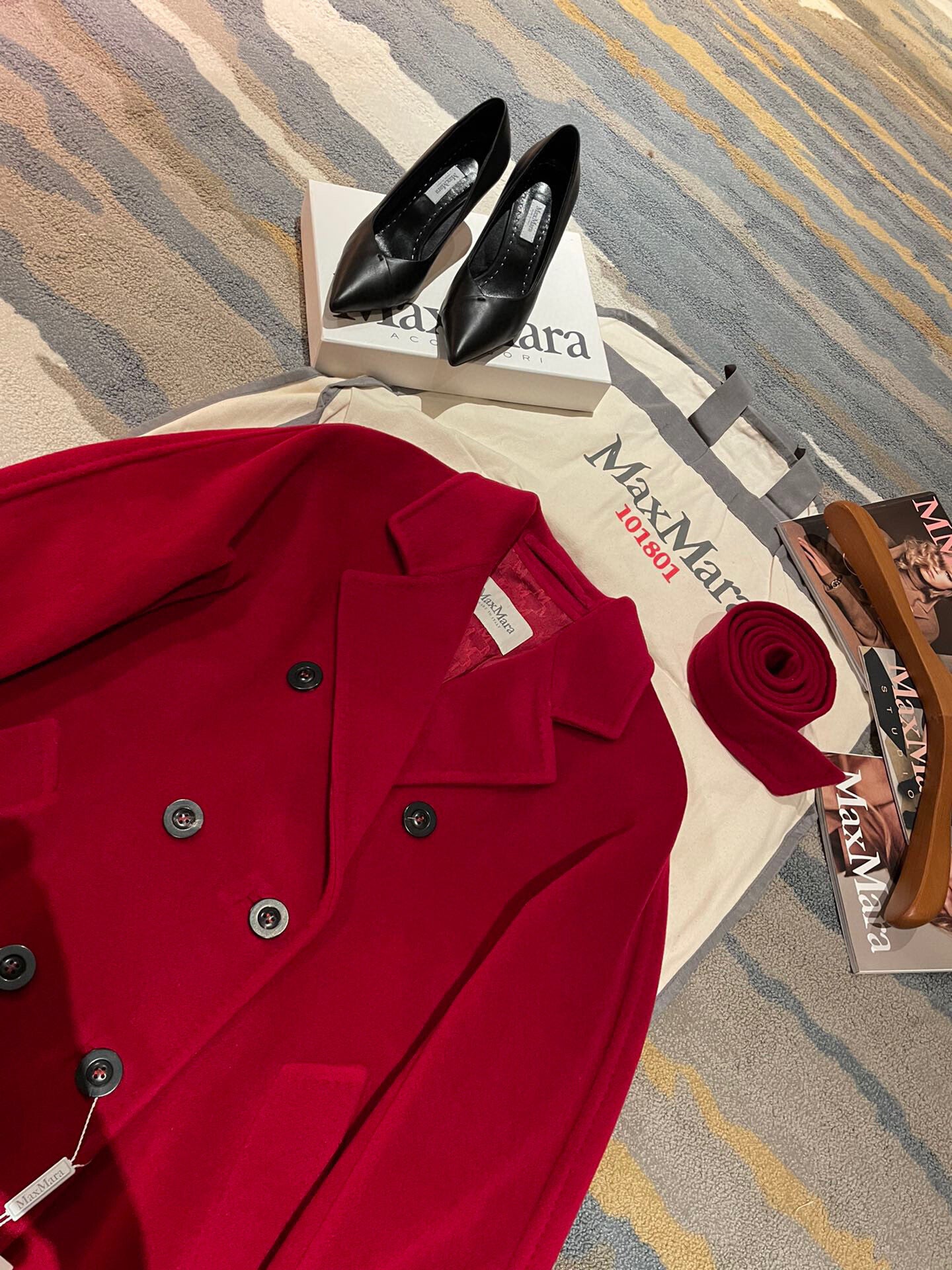 Max Mara 101801 Icon Coat - Scarlett