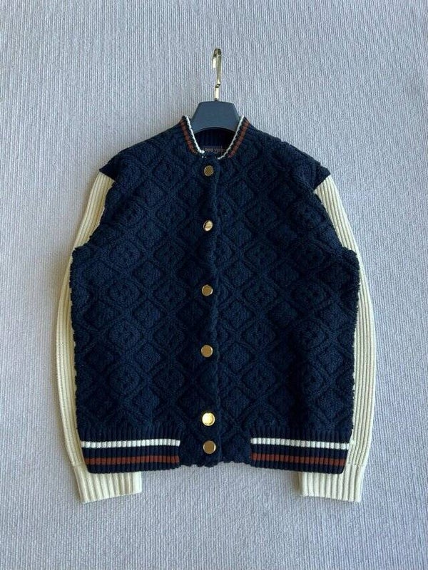 Louis Vuitton Monogram Toweling Varsity Jacket