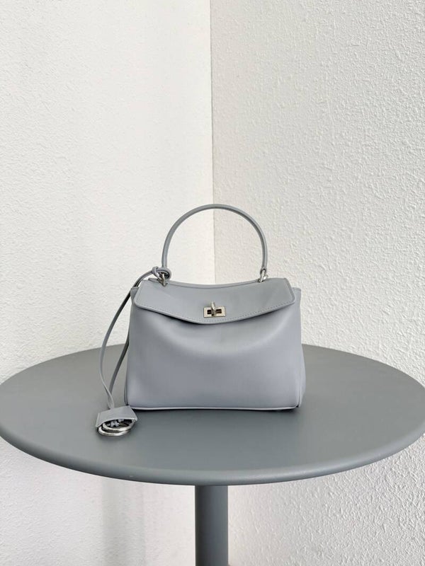 Balenciaga Small Rodeo Leather Top Handle Bag