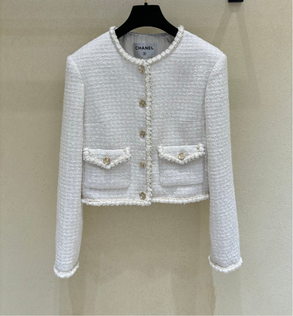 Chanel Wool jacket White