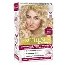 EXCELLENCE 10 BIONDO ULTRA CHIARO CREMA COLORANTE KIT L'OREAL