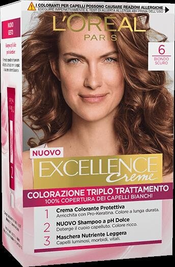 EXCELLENCE 6 BIONDO SCURO CREMACOLORANTE KIT L'OREAL