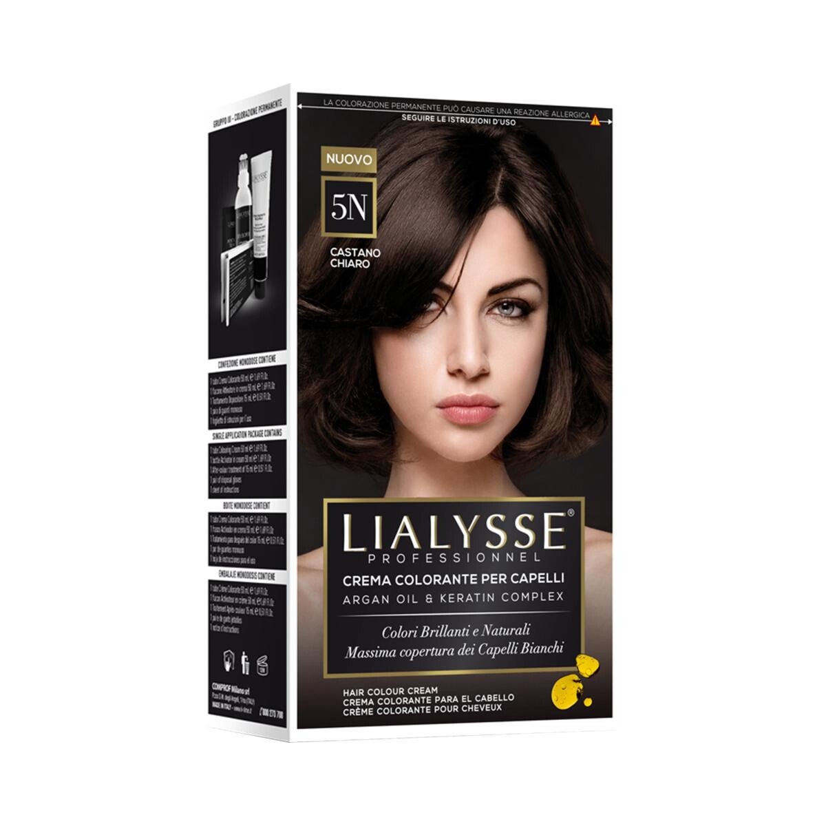 LIALYSSE 5N CAST.CHIARO CREMA COLORANTE KIT