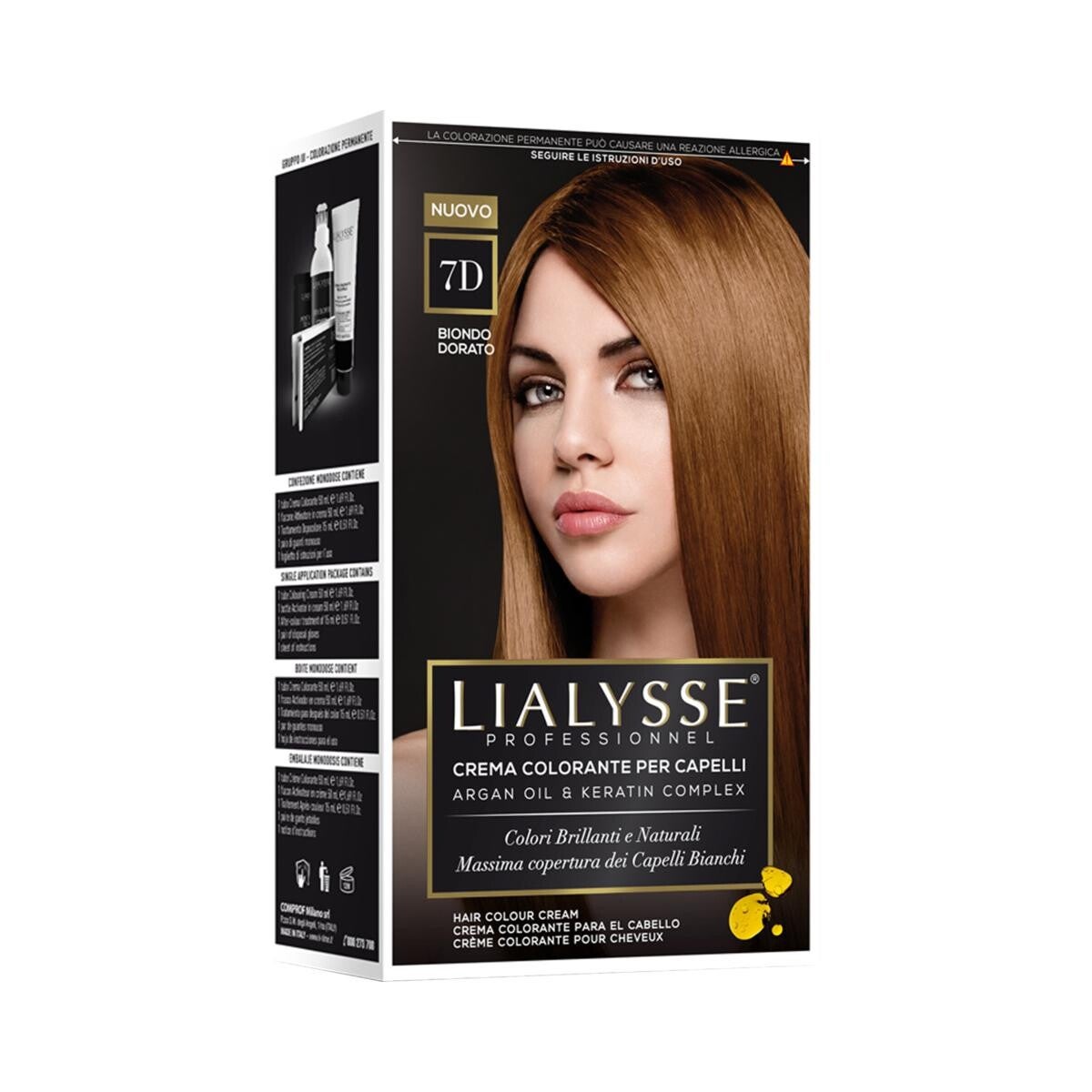 LIALYSSE 7D BIONDO DORATO CREMACOLORANTE KIT