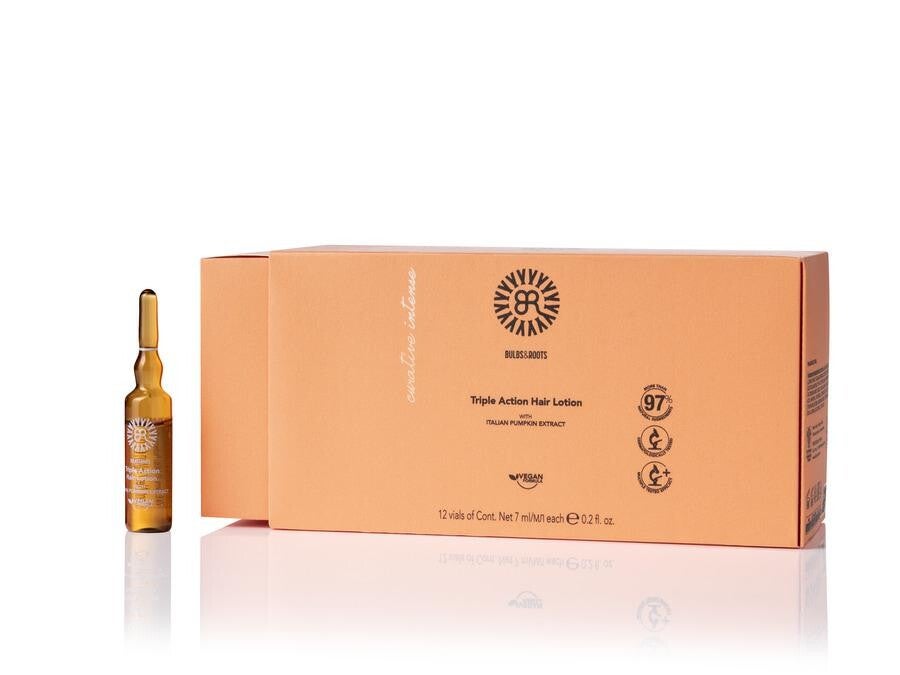 BULBS&ROOTS TRIPLE ACTION HAIR LOTION 12X7ML.FIALE CURATIVE INTENSE