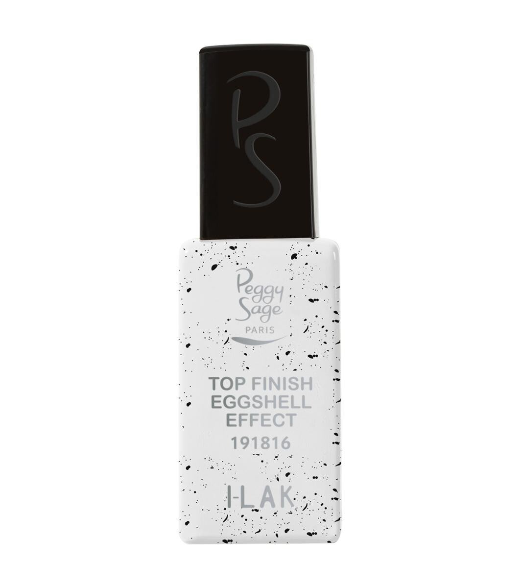 PEGGY SAGE TOP COAT EGGSHELL EFFETTO NERO LUCIDO