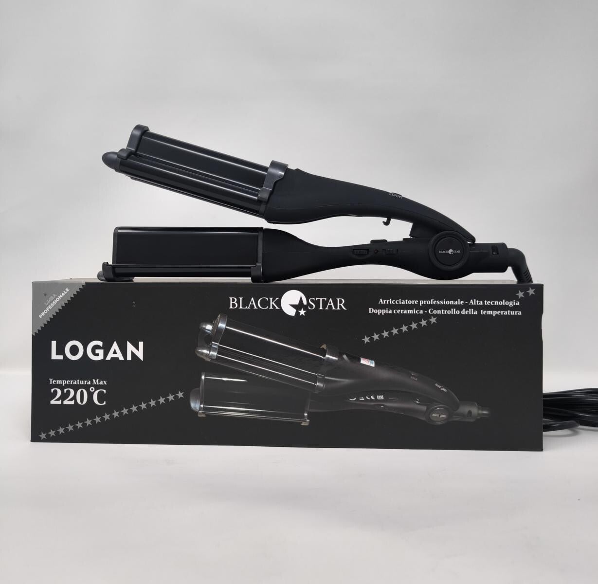 BLACKSTAR PIASTRA LOGAN BIG WAVE HAIR CURLER cod.25