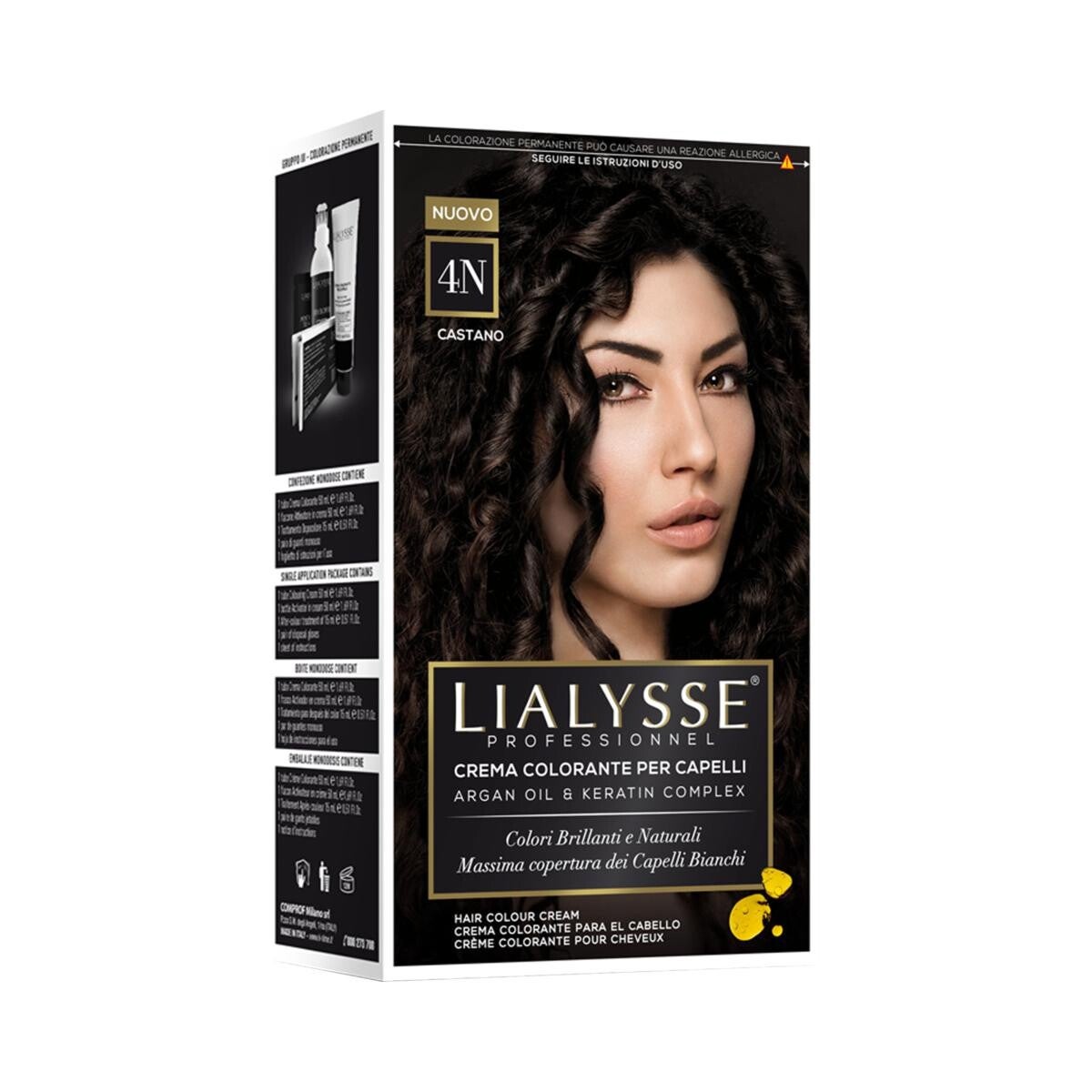 LIALYSSE 4N CASTANO CREMA COLORANTE KIT
