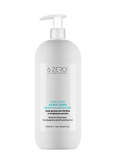 6.ZERO TAKE O.ACTIVE SHEER SHAMPOO 1000ML CAP.CON FORF/CUTE GRASSA