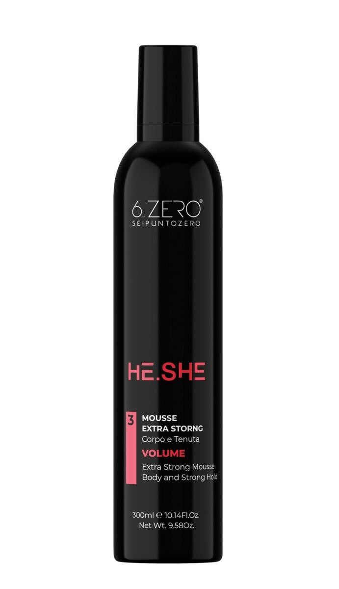 6.ZERO HE.SHE MOUSSE EXTRA STRONG 300ML