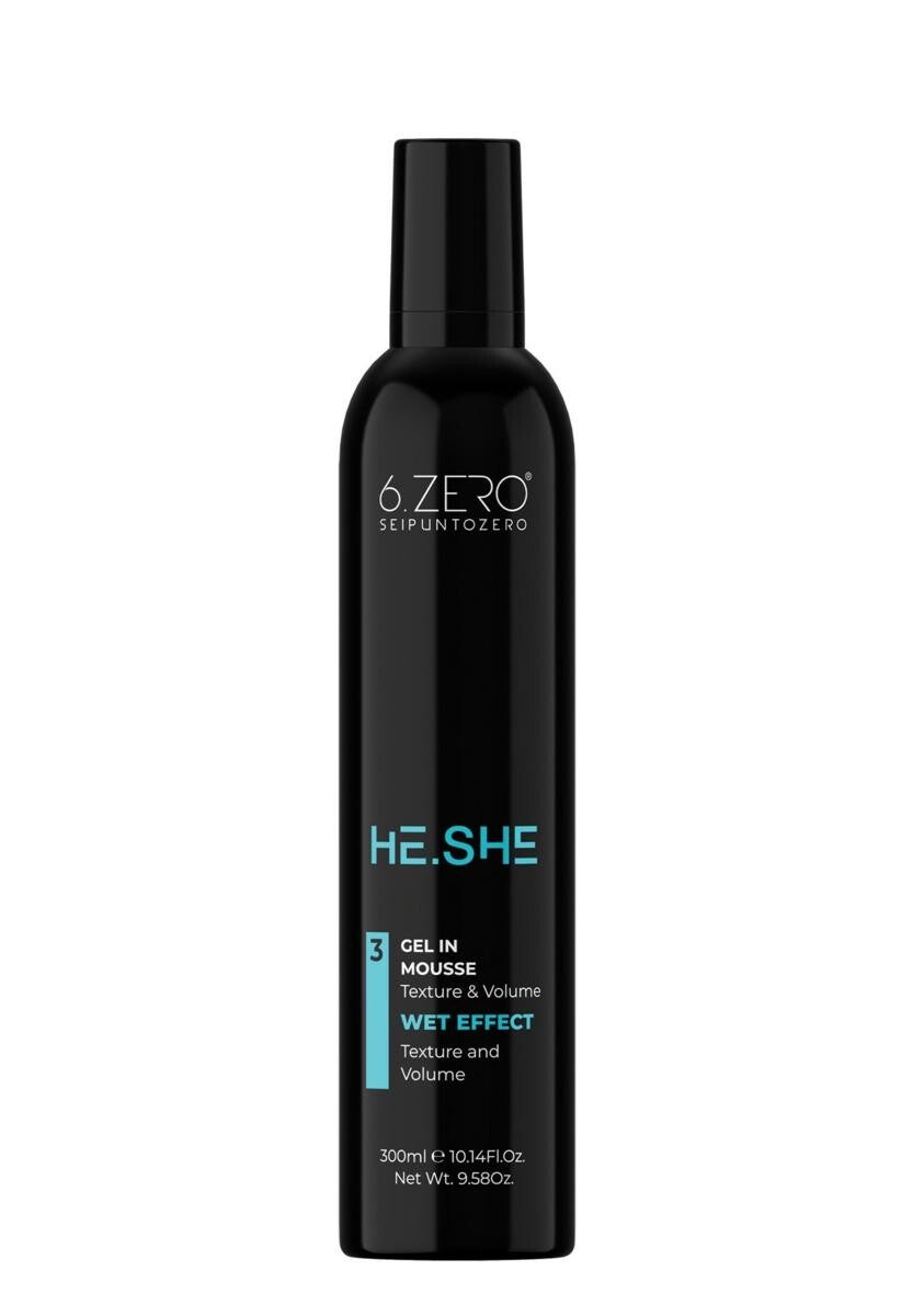6.ZERO HE.SHE GEL IN MOUSSE 300ML