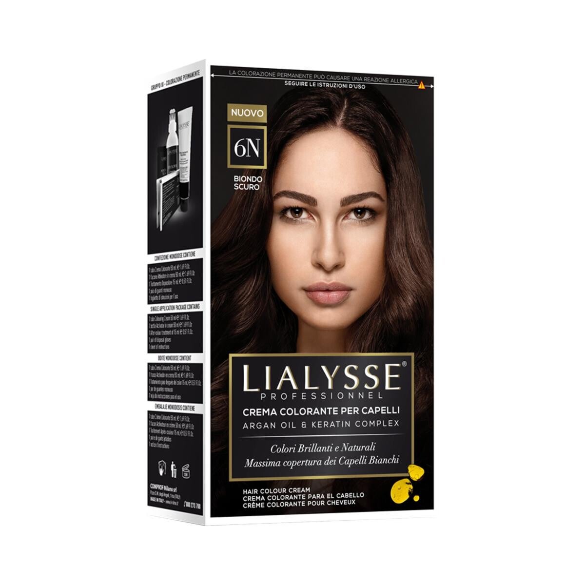 LIALYSSE 6N BIONDO SCURO CREMA COLORANTE KIT
