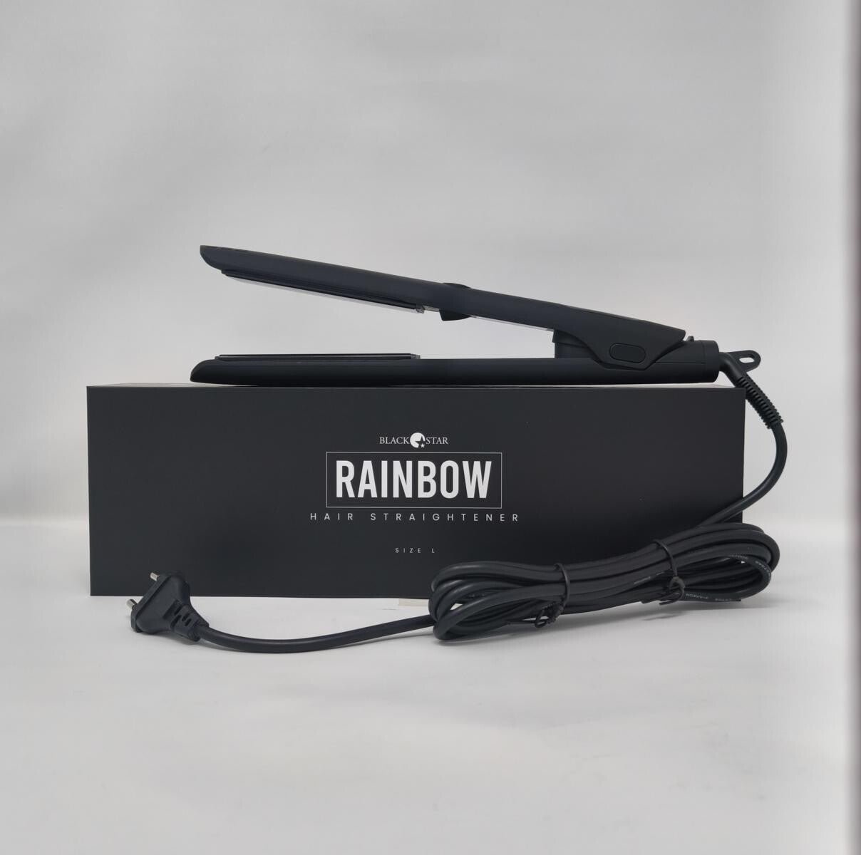 BLACKSTAR new PIASTRA *SIZE LARGE* NERO RAINBOW 3599
